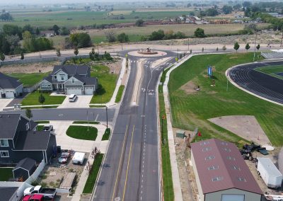 Mill Road & 1100 South Roundabout 